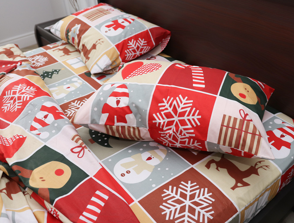 Семейный набор хлопкового постельного белья из Бязи "Gold" №153478 Черешенка™