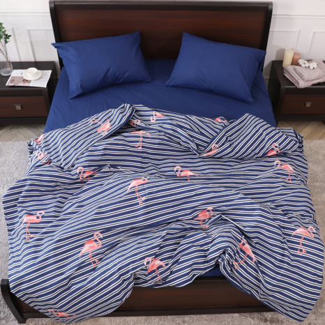 Полуторный набор постельного белья 150*220 из Бязи "Gold" №151554AB Черешенка™