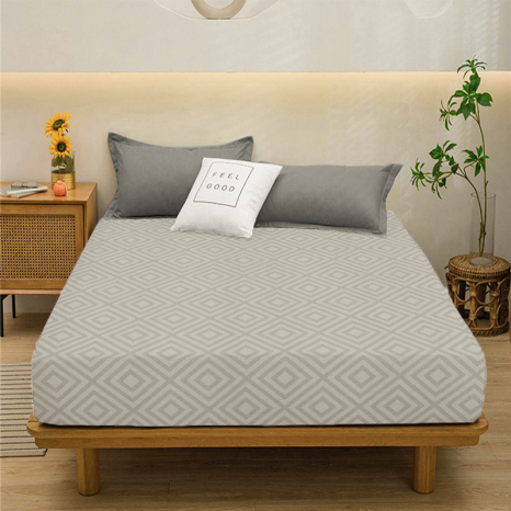 Простирадло на резинці (140*200*25) беж №149