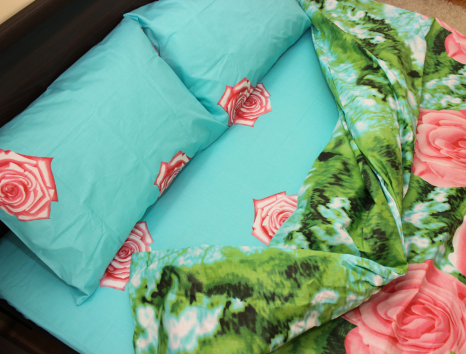 Євро-максі набір постільної білизни 200*220 із Бязі "Gold" №152812AB Черешенка™