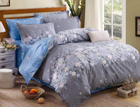 Двоспальний набір постільної білизни 180*220 із Бязі "Gold" №153985AB Черешенка™