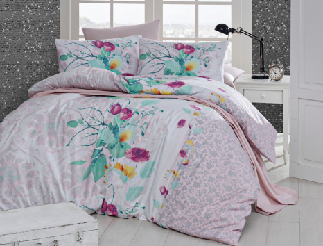 Евро макси набор постельного белья 200*220 из Ранфорса Rihanna Somon First Choice™