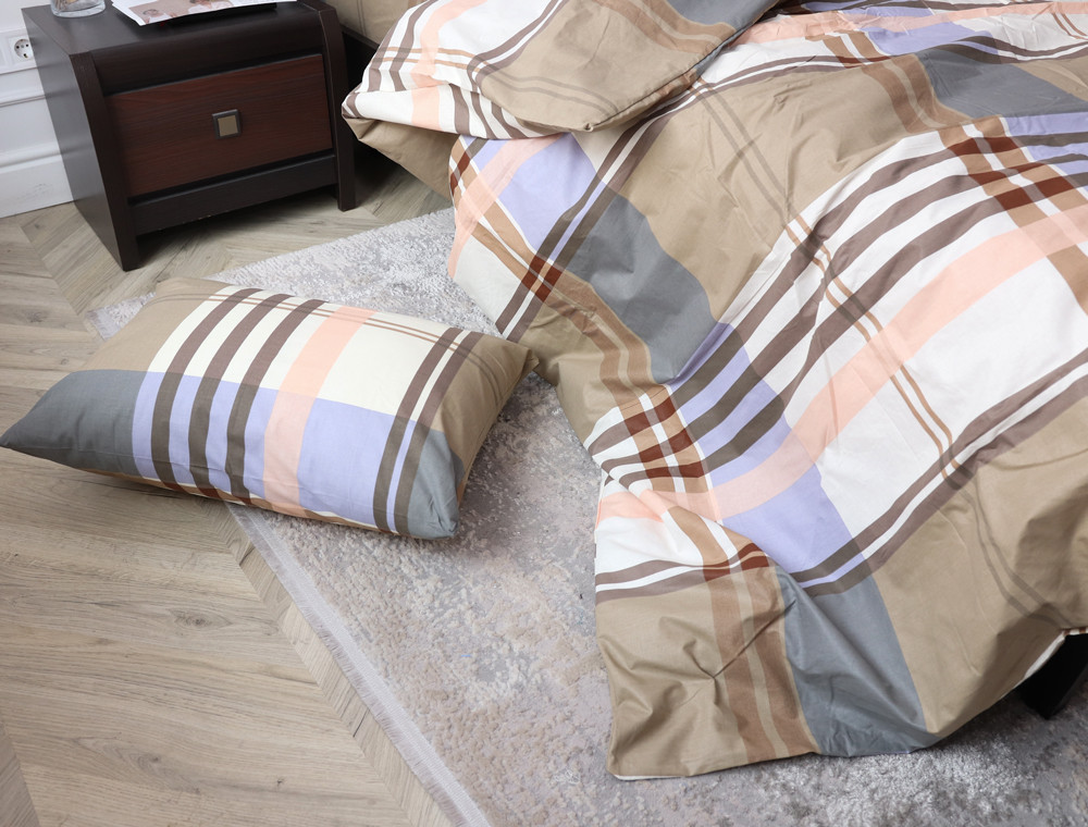 Семейный набор хлопкового постельного белья из Бязи "Gold" №157984 Черешенка™