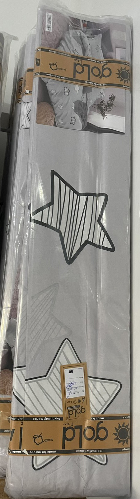 Ткань для постельного белья Бязь "Gold" Lux GL3394grey