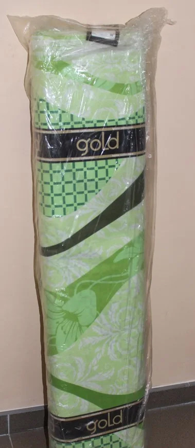 Тканина для постільної білизни Бязь "Gold" Lux "Хвилі природи (зелений)" GL2036green