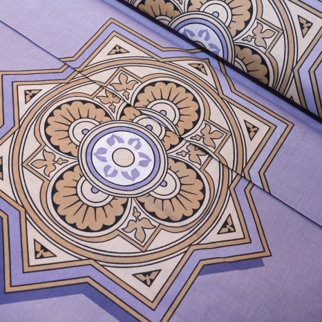 Ткань для постельного белья Бязь "Gold" Lux "Восточный танец" GL4061