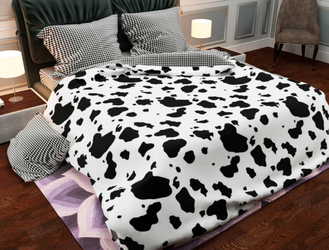 Сімейний набір постільної білизни із Бязі "Gold" №156388AB Черешенка™