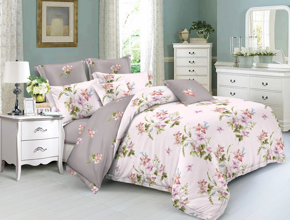 Тканина для постільної білизни Сатин XHYR-2244 (A+B) - (50м+50м)