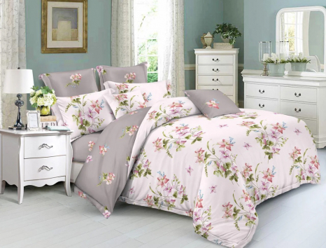 Тканина для постільної білизни Сатин XHYR-2244 (A+B) - (50м+50м)