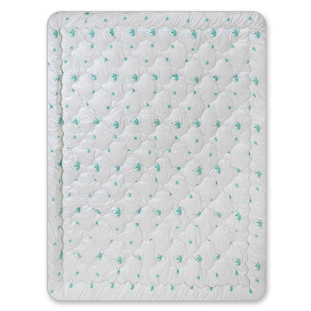 Полуторна ковдра мікрофібра/холофайбер (Алое Вера)