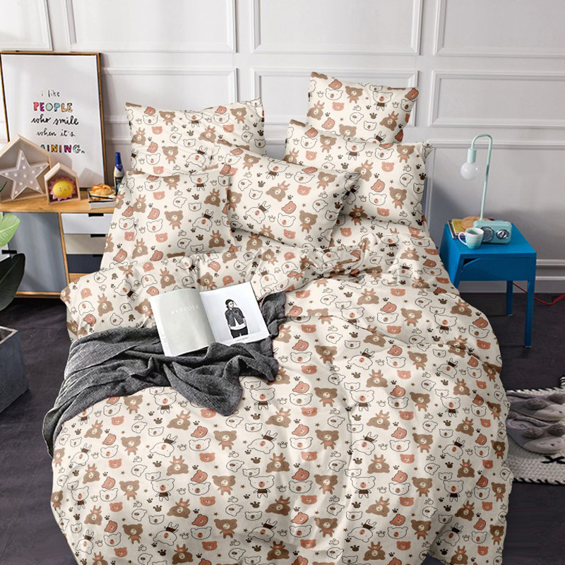 Тканина для постільної білизни Бязь "Gold" Lux дитяча GLB316beige