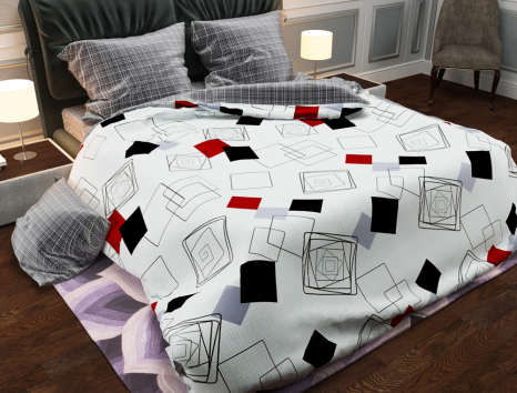 Ткань для постельного белья Бязь "Gold" Lux GL1832 (A+B) - (50м+50м)