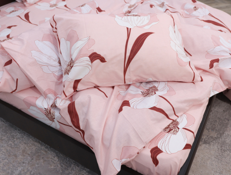 Семейный набор хлопкового постельного белья из Бязи "Gold" №155028 Черешенка™