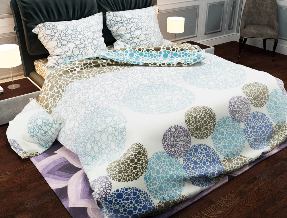 Ткань для постельного белья Бязь "Gold" Lux "Геометрический принт"GL898