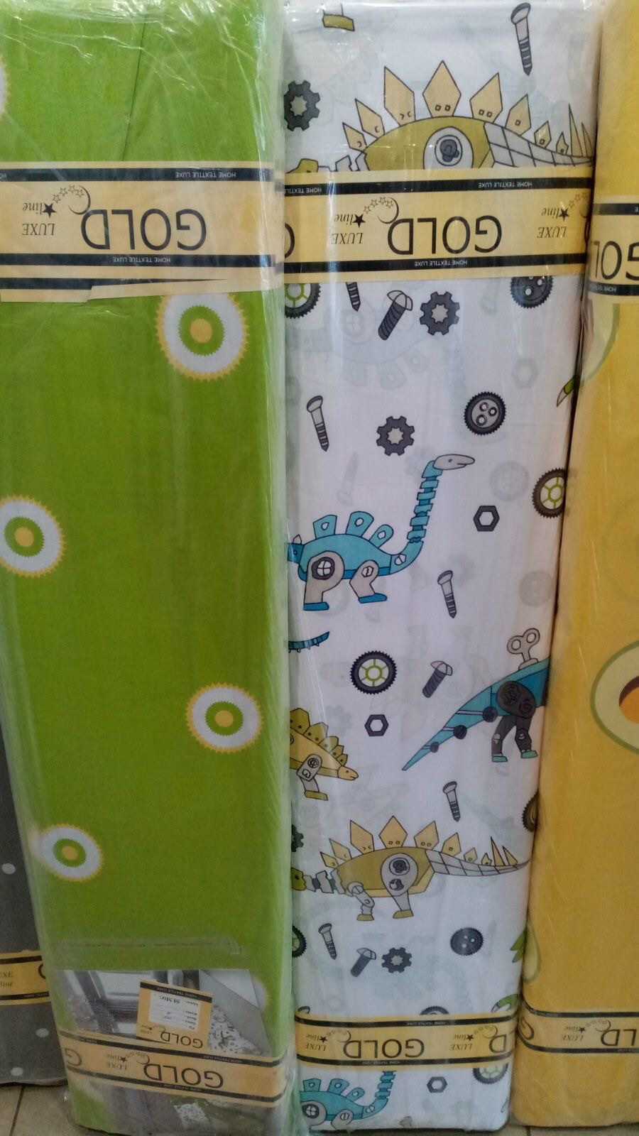 Ткань для постельного белья Бязь "Gold" Lux детская GLB261 (A+B) - (50м+50м)