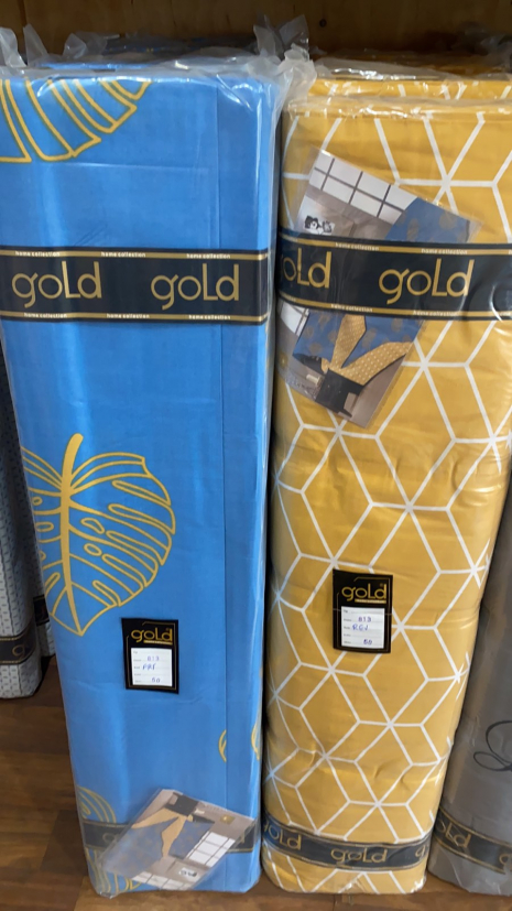 Ткань для постельного белья Бязь "Gold" Lux "Тропический рай" GL1402 (A+B) - (50м+50м)