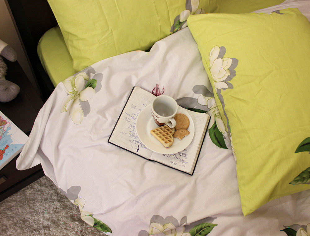 Сімейний набір постільної білизни із Бязі "Gold" №516912AB Черешенька™