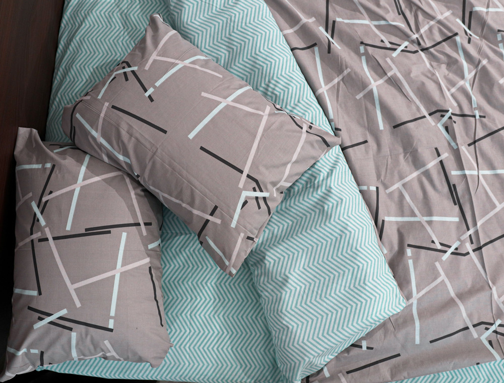 Полуторный набор постельного белья 150*220 из Бязи "Gold" №154061AB Черешенка™