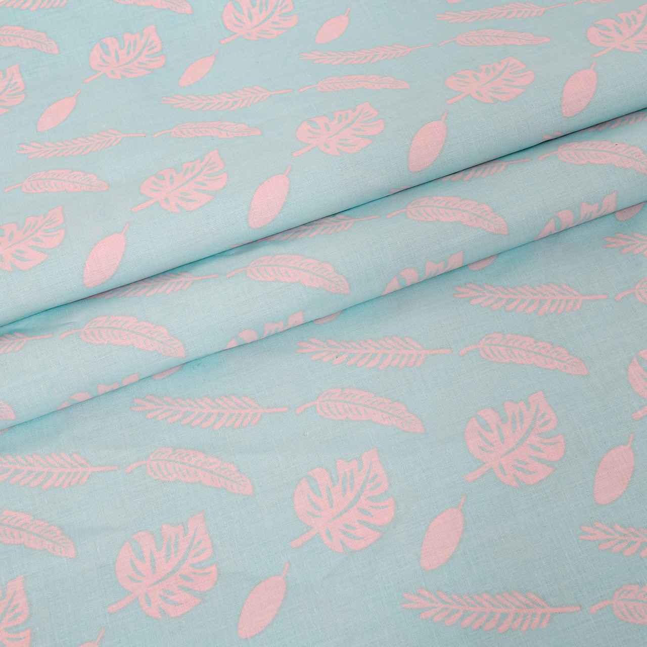 Ткань для постельного белья Бязь "Gold" Lux "Знакомьтесь, кусочек природы" GL1655 (A+B) - (50м+50м)