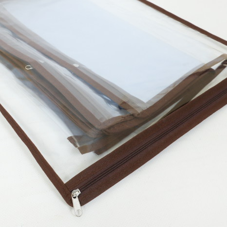 Упаковка для постельного белья (кремовая/коричневая) - евро