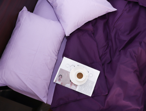 Двоспальний набір однотонної постільної білизни 180*220 із Бязі "Gold" №155533AB Черешенка™