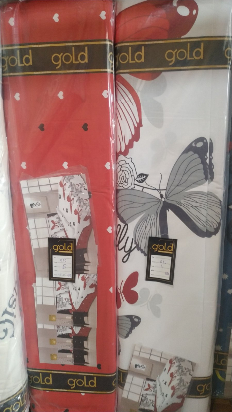 Ткань для постельного белья Бязь "Gold" Lux "Миграция бабочек" GL1625 (A+B) - (50м+50м)