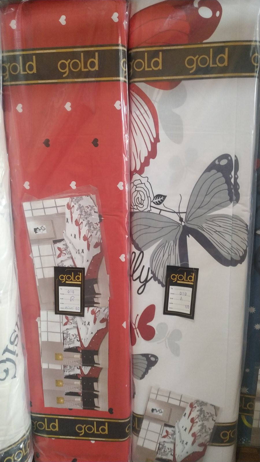 Ткань для постельного белья Бязь "Gold" Lux "Миграция бабочек" GL1625 (A+B) - (50м+50м)