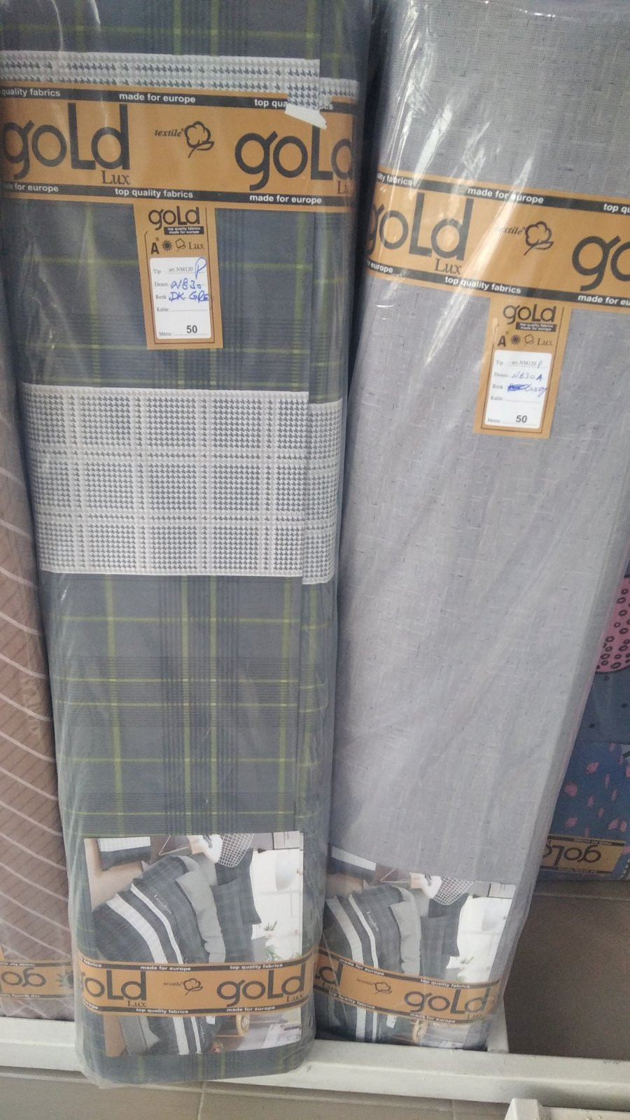 Ткань для постельного белья Бязь "Gold" Lux GL1708 (A+B) - (50м+50м)