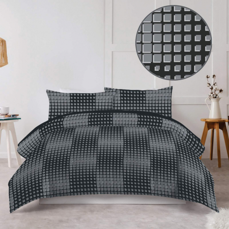 Ткань для постельного белья Бязь "Gold" Lux GL3606-grey