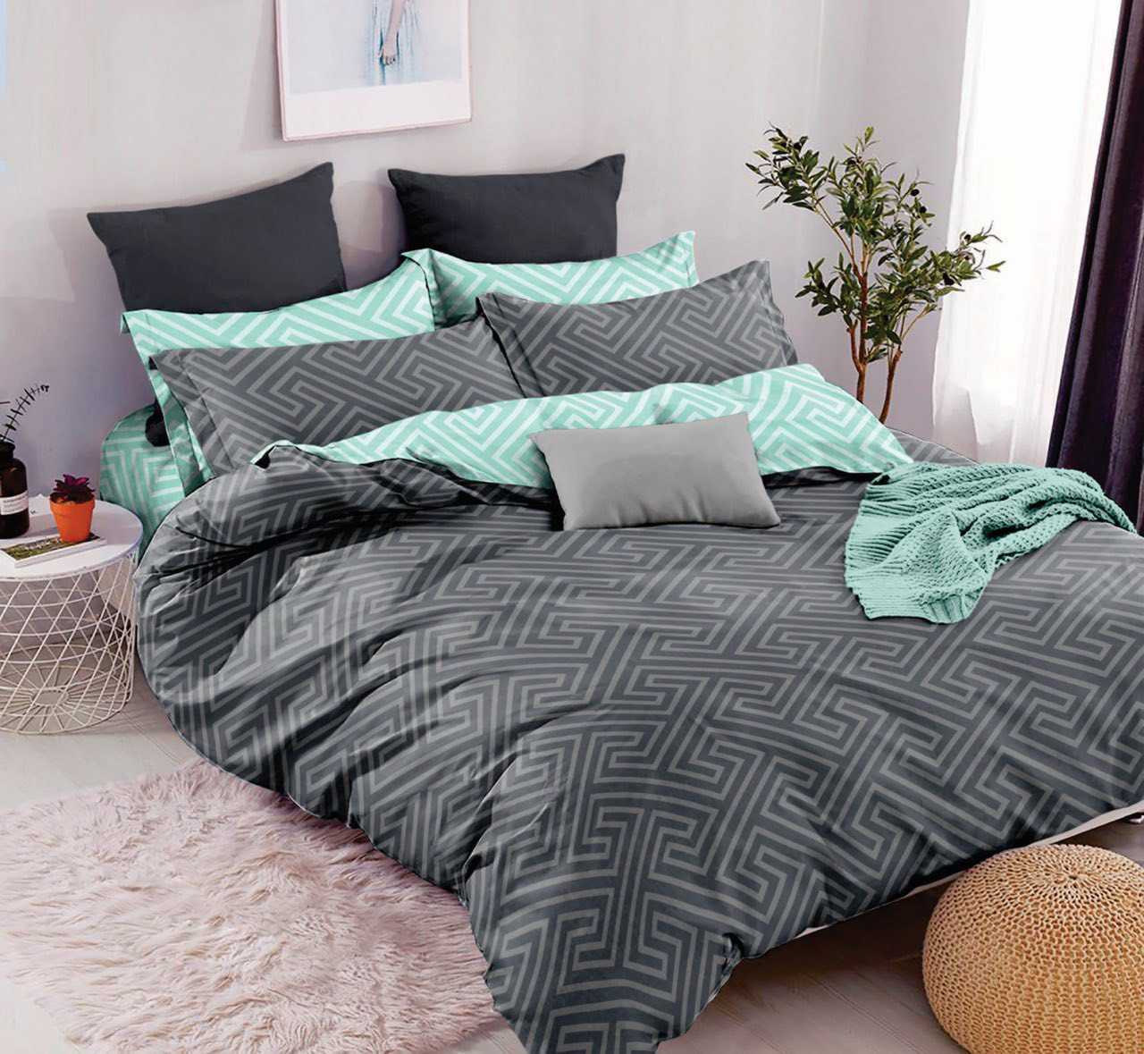 Ткань для постельного белья Бязь "Gold" Lux GL3389 (A+B) - (50м+50м)