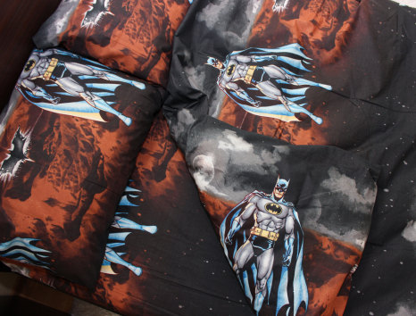 Полуторний набір постільної білизни 150*220 із Бязі "Gold" №164321 Черешенька™