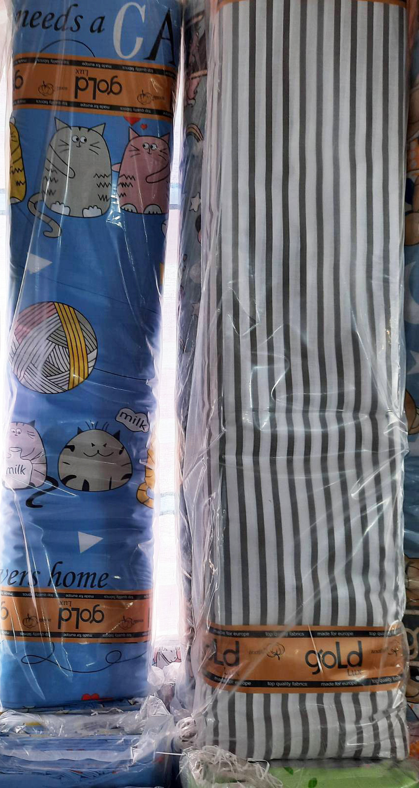 Тканина для постільної білизни Бязь "Gold" Lux дитяча GLB225-2 (A+B) - (50м+50м)