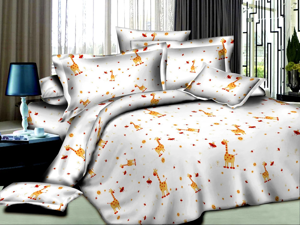 Тканина для постільної білизни Ранфорс Giraffe (60м)
