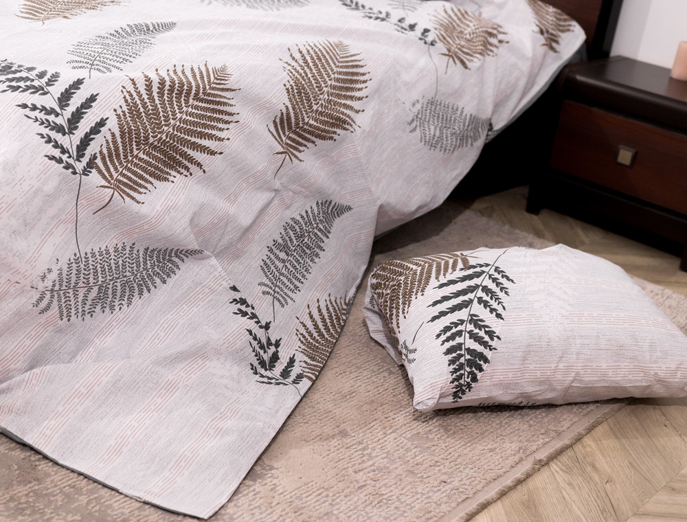 Двоспальний набір постільної білизни 180*220 із Бязі "Gold" №153309АВ Черешенька™