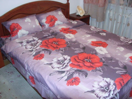 Ткань для постельного белья Бязь "Gold" Lux "Неотразимая гвоздика" GL139