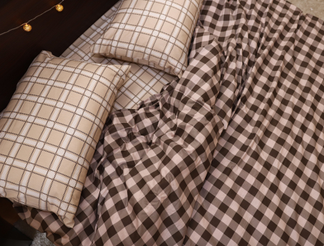 Сімейний набір постільної білизни із Сатину №060AB Черешенка™