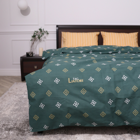 Двоспальний набір постільної білизни 180*220 із Бязі "Gold" №154522AB Черешенка™