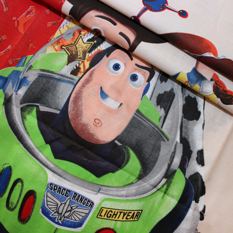 Ткань для постельного белья Бязь "Gold" Lux детская "История игрушек" GLB4301