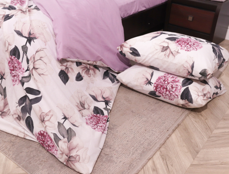 Полуторный набор постельного белья 150*220 из Бязи "Gold" №158376AB Черешенка™