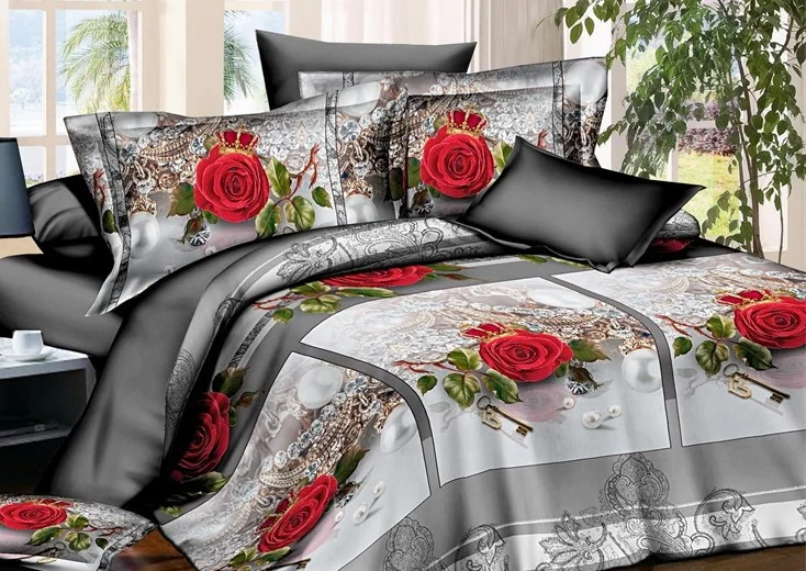 Двоспальний набір постільної білизни 180*220 із Бязі "Gold" №15350 Черешенка™