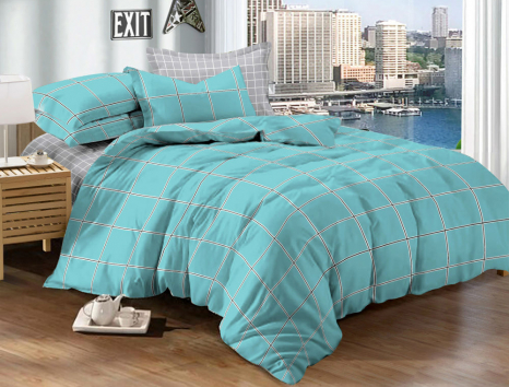 Ткань для постельного белья Сатин S43-1 (A+B) - (60м+60м)