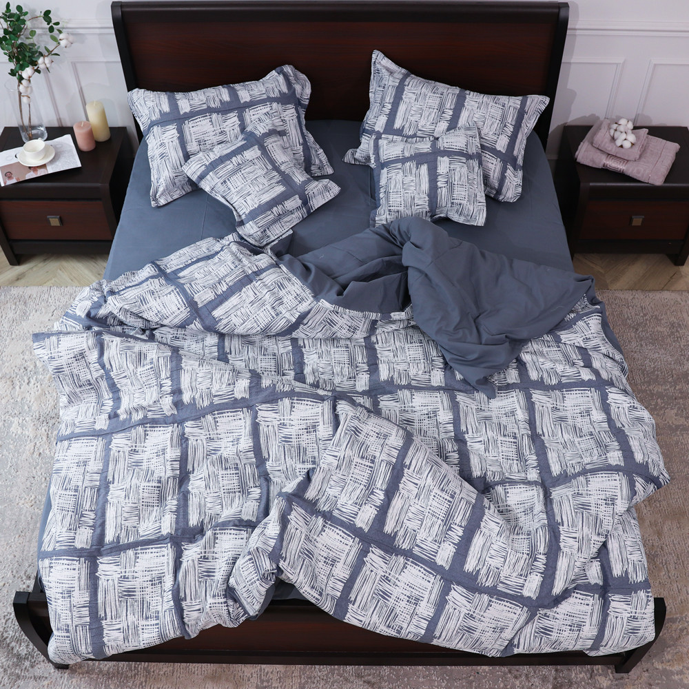 Евро макси набор постельного белья 200*230 из Муслина №600-26 Черешенка™