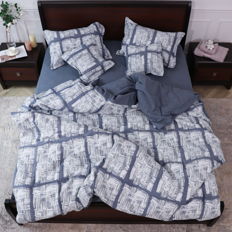 Евро макси набор постельного белья 200*230 из Муслина №600-26 Черешенка™