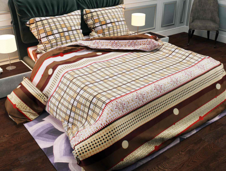 Тканина для постільної білизни Бязь "Gold" Lux GL412