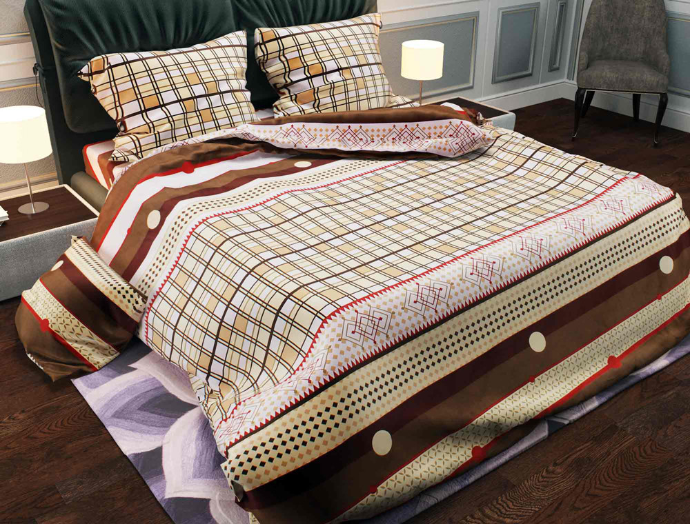 Тканина для постільної білизни Бязь "Gold" Lux GL412