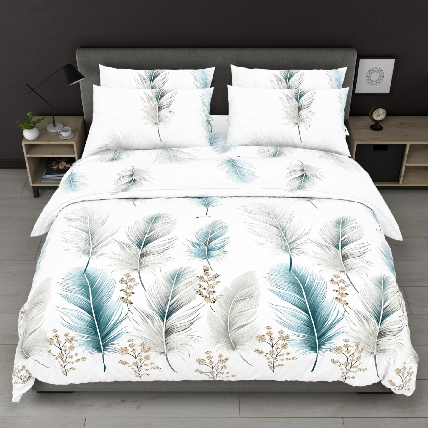 Тканина для постільної білизни Бязь "Gold" Lux GL8371