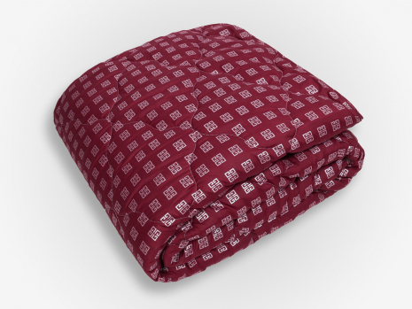 Двуспальное летнее одеяло микрофибра/холлофайбер №41071