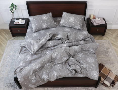 Євро-максі набір постільної білизни 200*220 із Бязі "Gold" №158006 Черешенка™