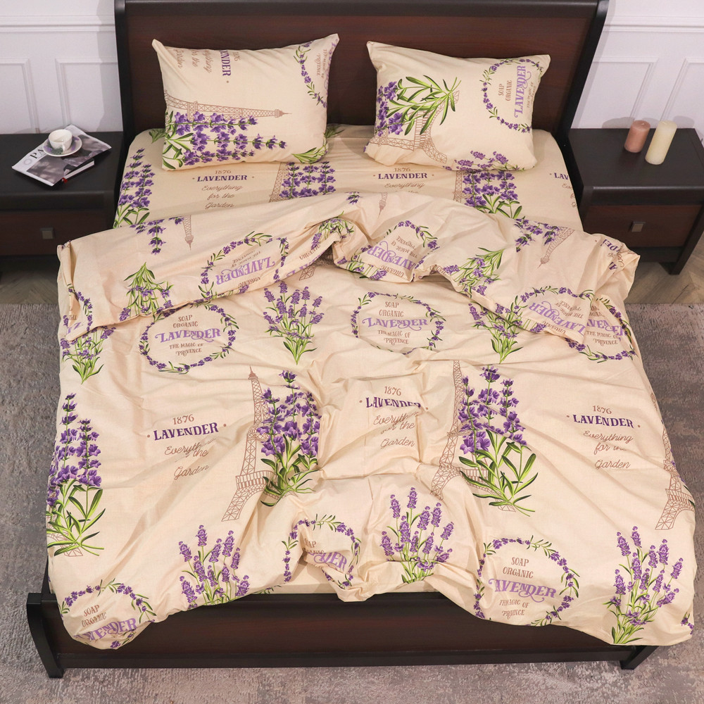 Семейный набор хлопкового постельного белья из Бязи "Gold" №151684 Черешенка™