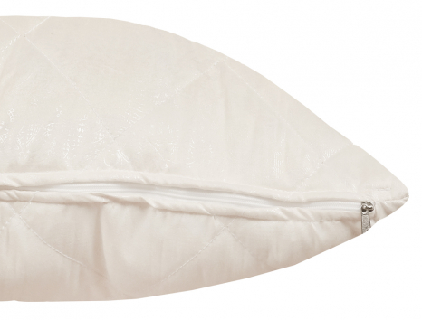 Подушка стеганная на молнии 70*70 микрофибра/холлофайбер №7070-22